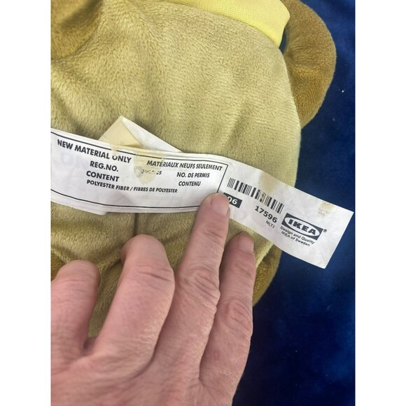 Ikea Onskat Turtle Hand Puppet Plush Stuffed Realistic Soft Toy Green 11" - Picture 7 of 7